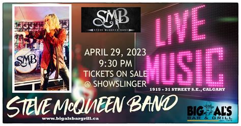 steve mcqueen band|steve mcqueen band big als.